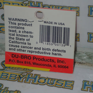 Du-bro 139 - 1/8" Plated Brass Dura-Collars