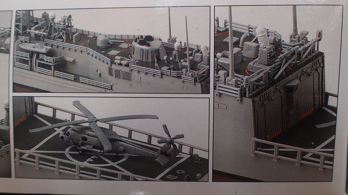 Academy ACA-14102 - 1/350 Scale - USS Oliver Hazard Perry FFG-7 U.S. Navy Guided Missile Frigate Plastic Model Kit With Australian Decals