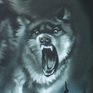 Tin Sign 1442 – Live to Ride w/Wolves
