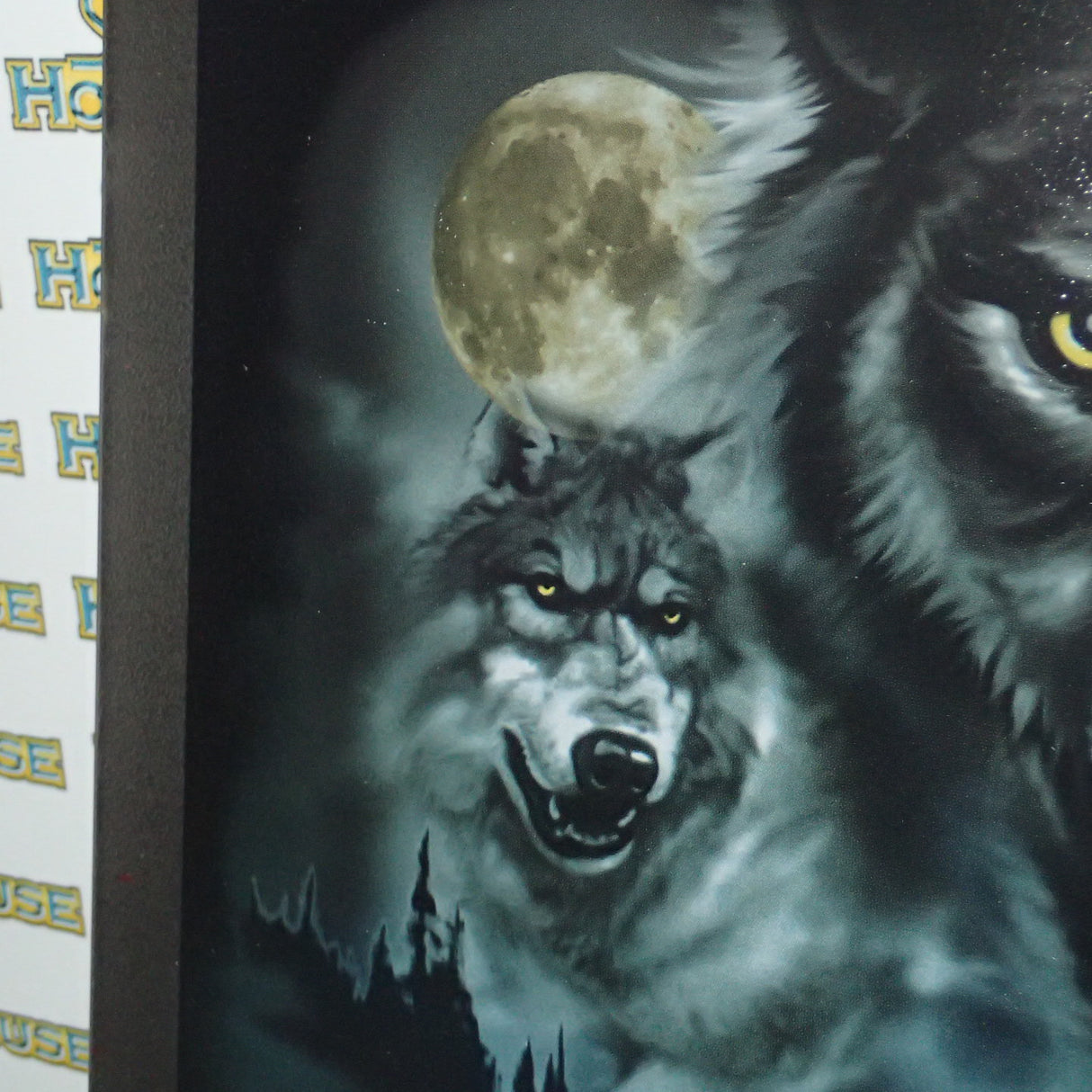 Tin Sign 1442 – Live to Ride w/Wolves