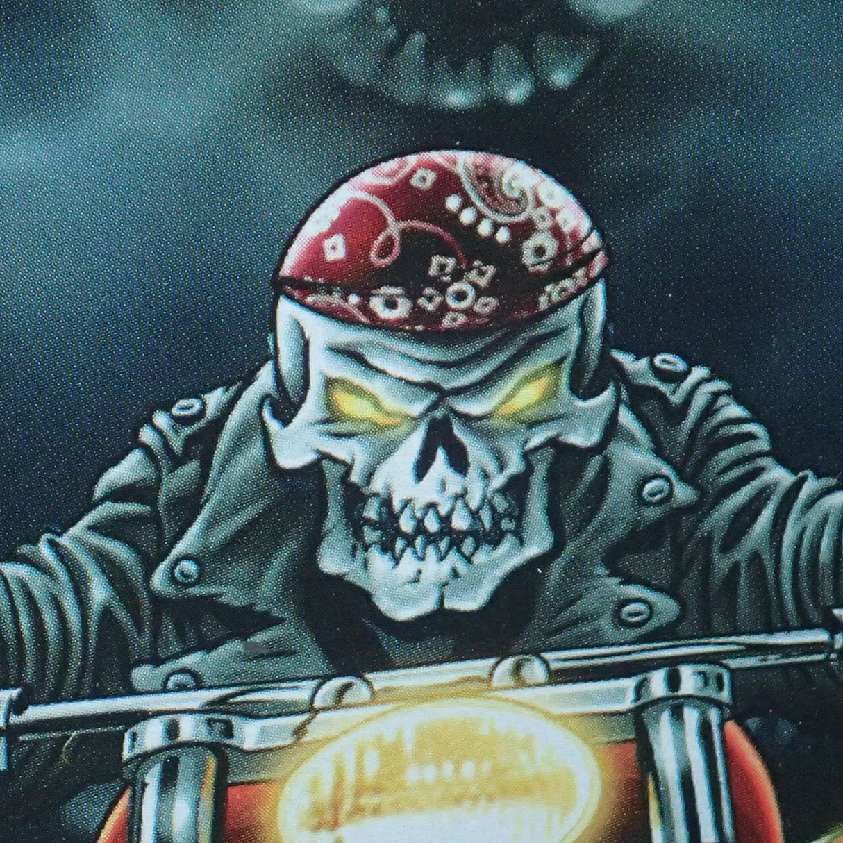 Tin Sign 1442 – Live to Ride w/Wolves