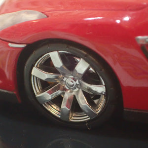 Fujimi 152134 - 1/43 Scale Nissan GTR in Red (LHD) Diecast Scale Model Replica