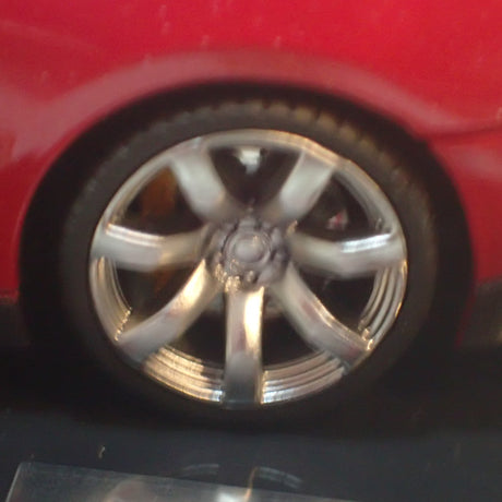 Fujimi 152134 - 1/43 Scale Nissan GTR in Red (LHD) Diecast Scale Model Replica