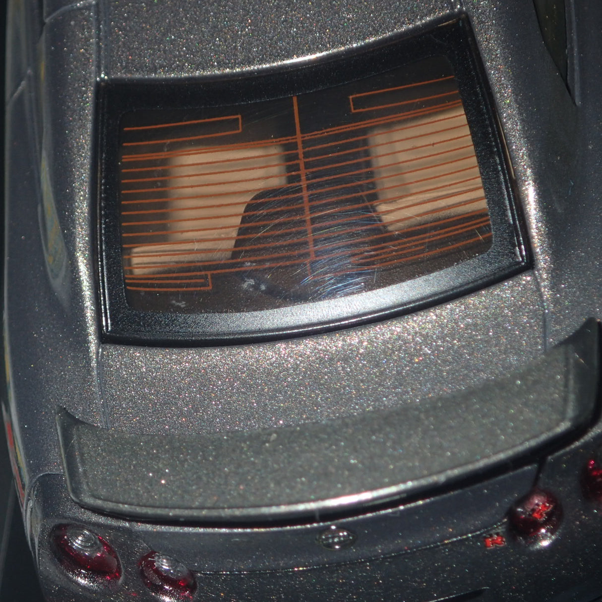 Fujimi 152158 - 1/43 Scale - Nissan GTR in Grey (LHD) Diecast Scale Model Replica