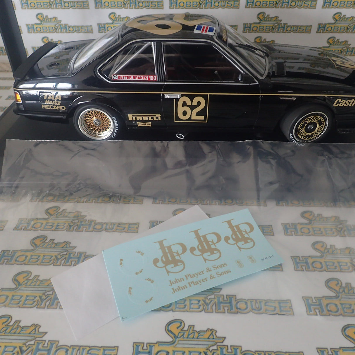 Minichamps 155 852562 - 1/18 Scale bmw 635 csI JPS Team BMW J Richards ATCC 1985 Limited to only 504 Pcs