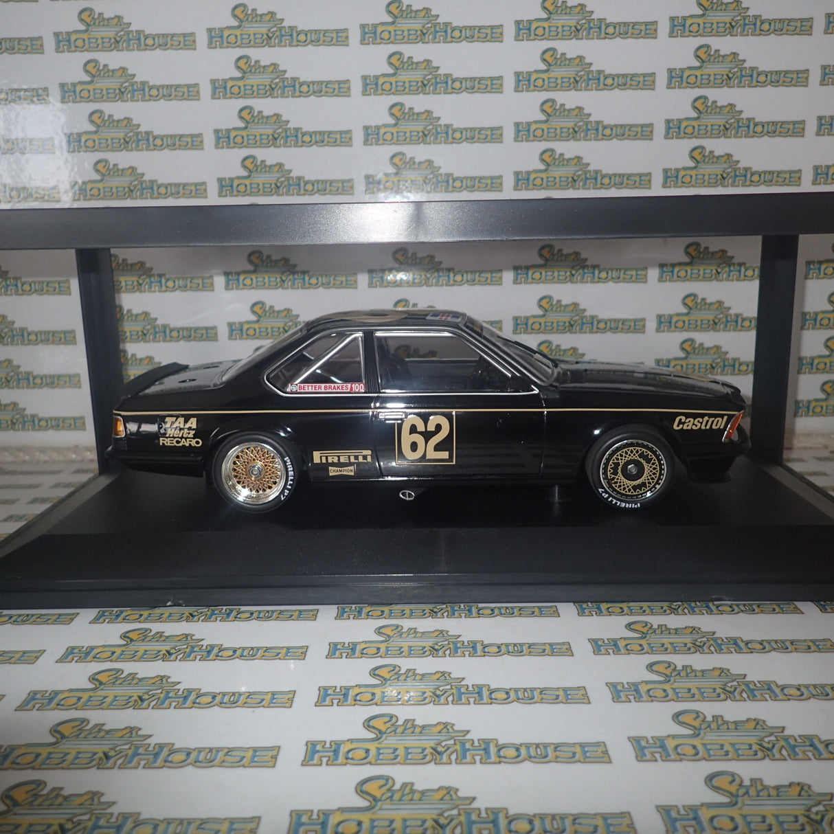 Minichamps 155 852562 - 1/18 Scale bmw 635 csI JPS Team BMW J Richards ATCC 1985 Limited to only 504 Pcs