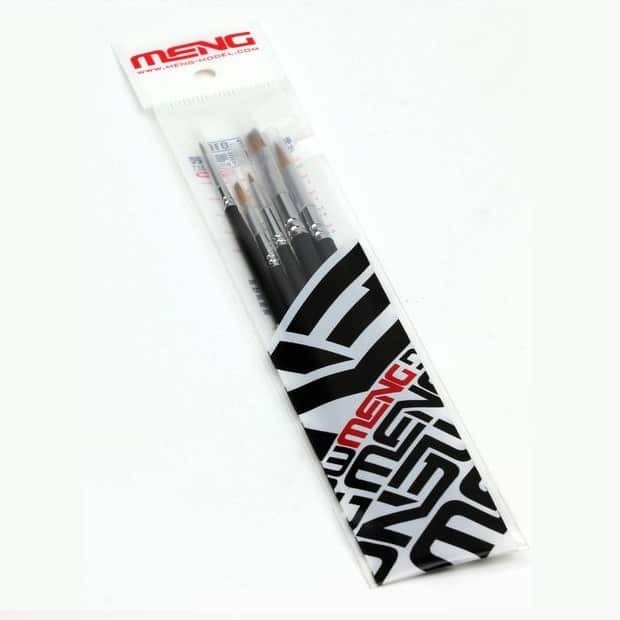 MENG MTS-010 MODELLING PAINT BRUSH SET