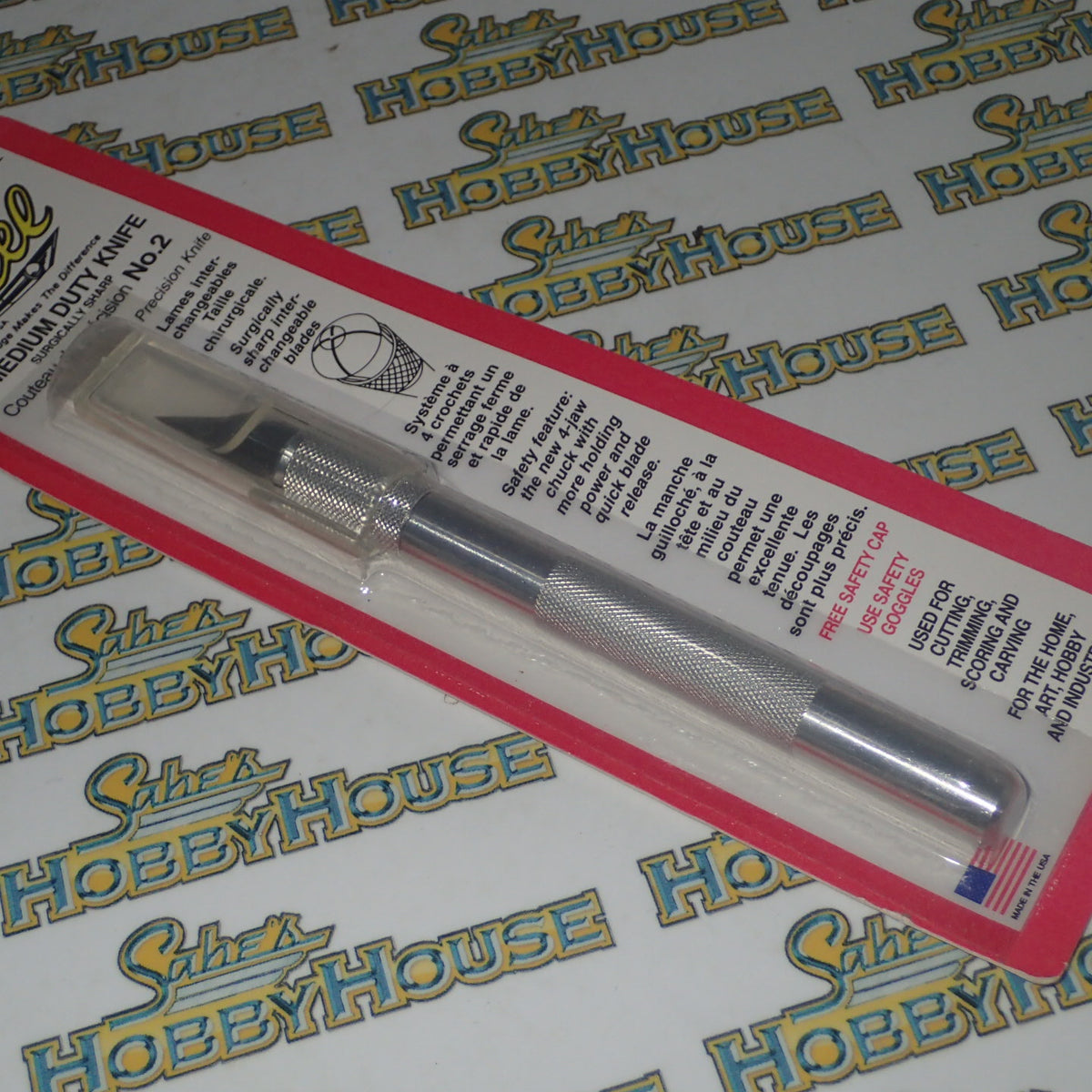 Excel 1602 Excel 16002 - #2 Knife with Safety Cap – Sabes Hobby House