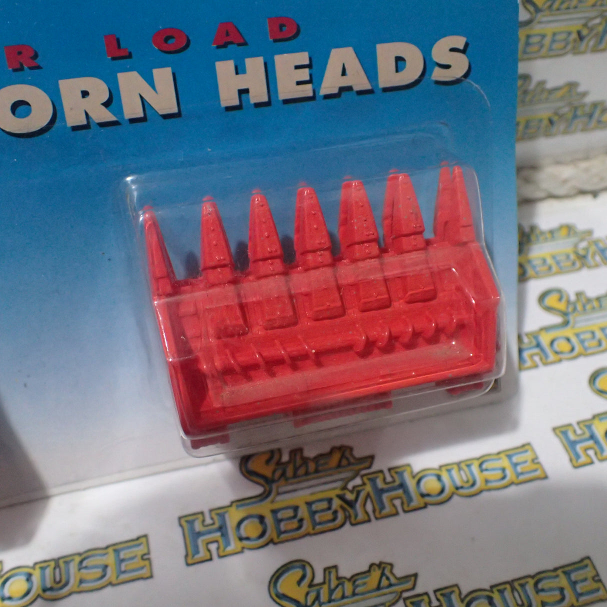 Scene Master HO Scale Flat Car Load Six-Row Corn Heads