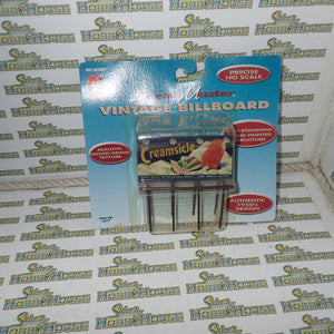 Scene Master HO Scale Vintage Billboard "Creamsicle"