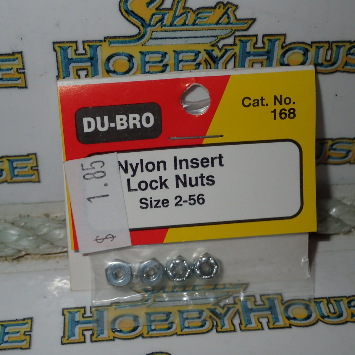 Dubro 168 - Nylon Insert Lock Nuts 2-56