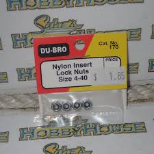 Dubro 170 - Nylon Insert Lock Nuts 4-40