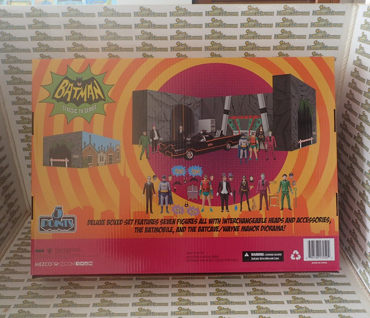 Mezco Toyz 17050 - Batman (1966): Deluxe Boxed Set