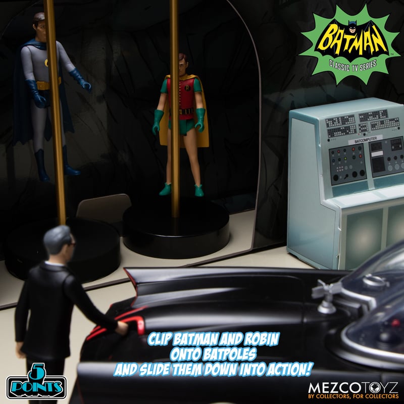 Mezco Toyz 17050 - Batman (1966): Deluxe Boxed Set