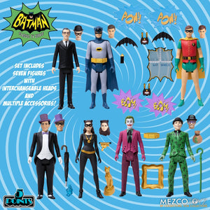 Mezco Toyz 17050 - Batman (1966): Deluxe Boxed Set