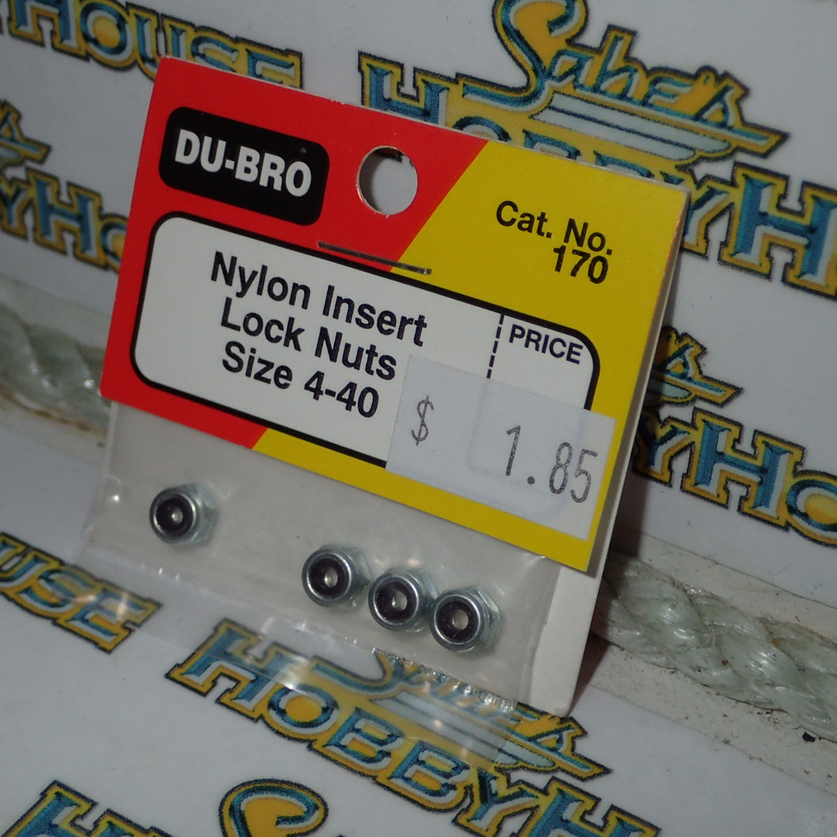 Dubro 170 - Nylon Insert Lock Nuts 4-40