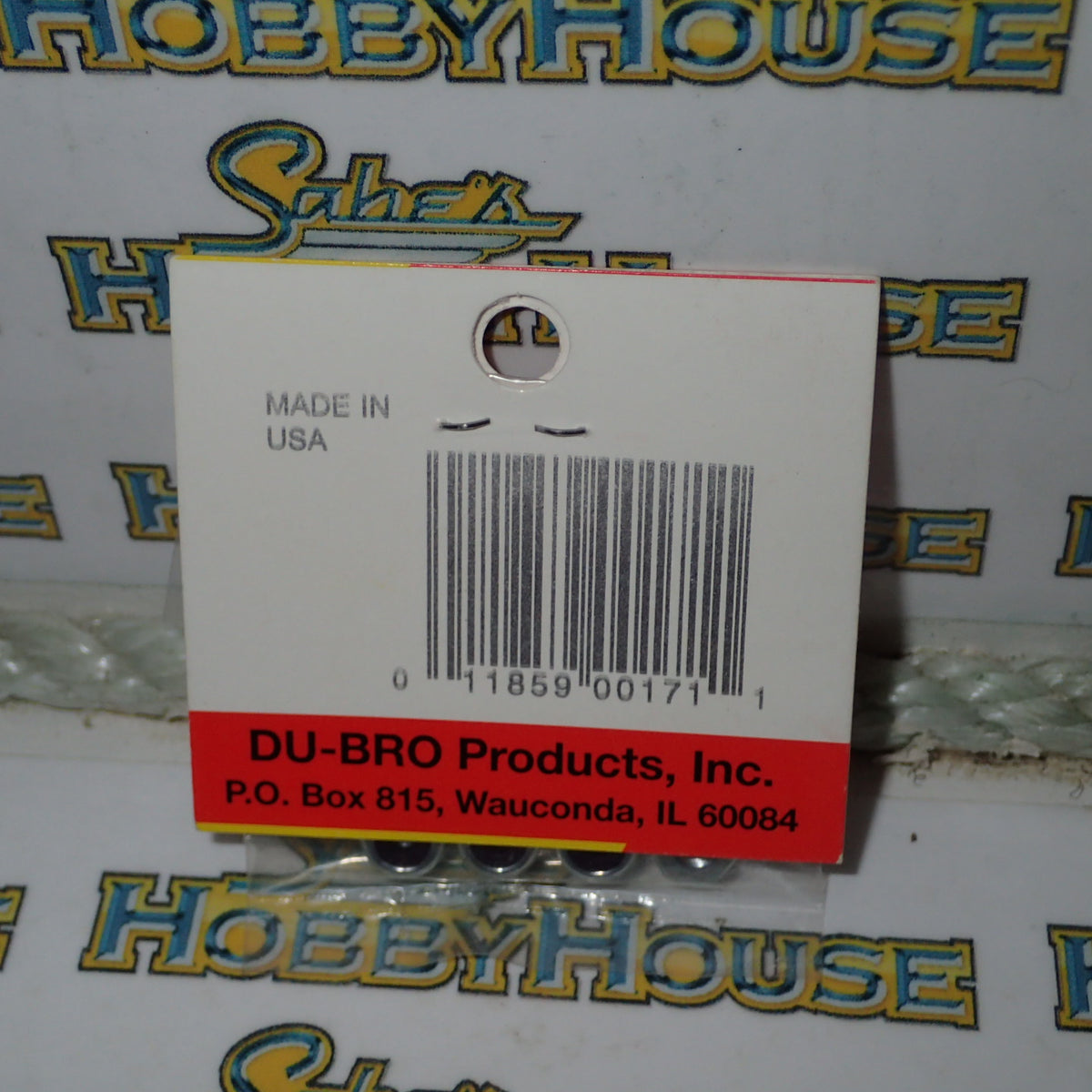 Dubro 171 - Nylon Insert Lock Nuts 6-32