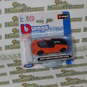 Bburago 18-59000 - 1:64 Diecast - Bugatti Veyron 16.4 Grand Sport Vitesse