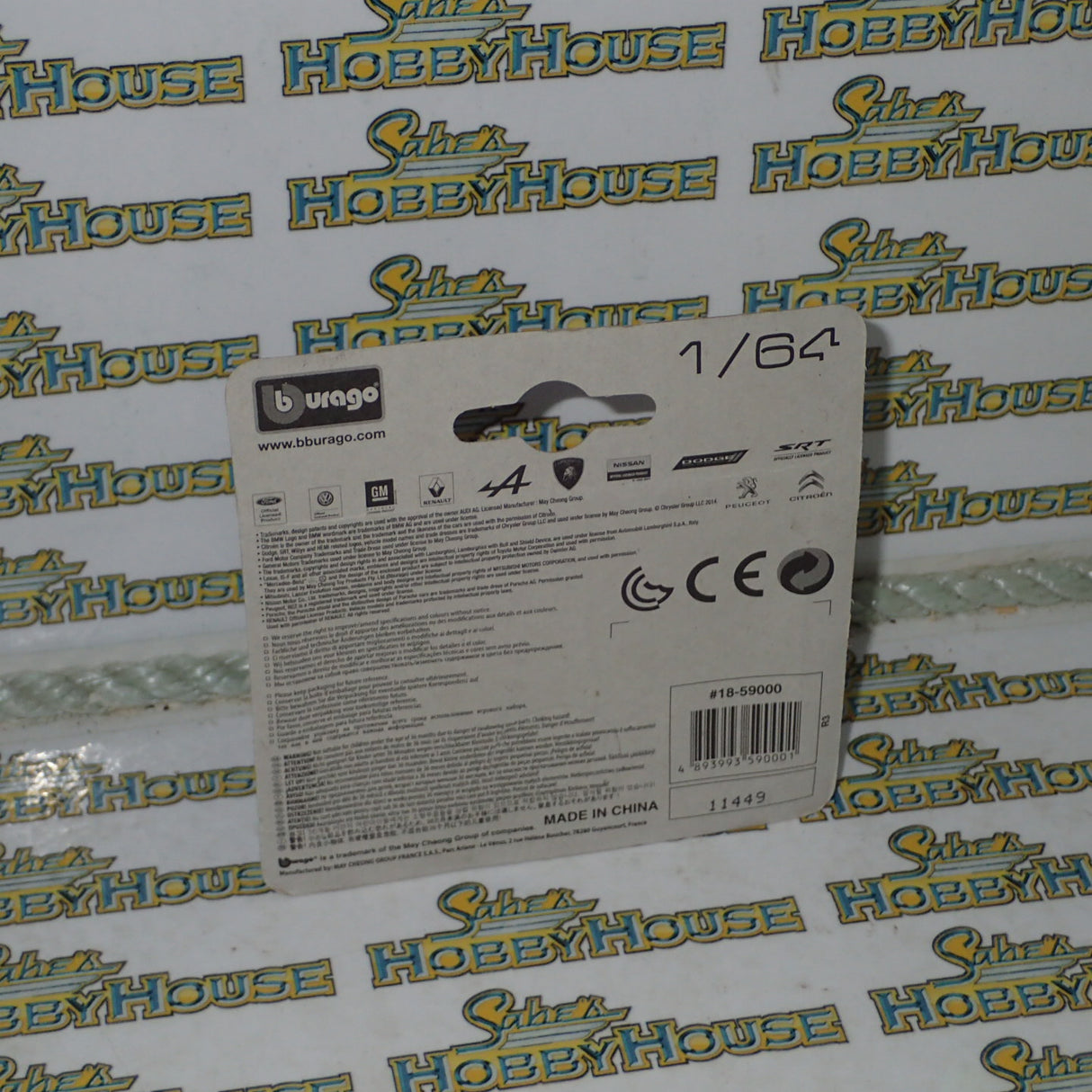 Bburago 18-59000 - 1:64 Diecast - LAMBORGHINI Gallardo