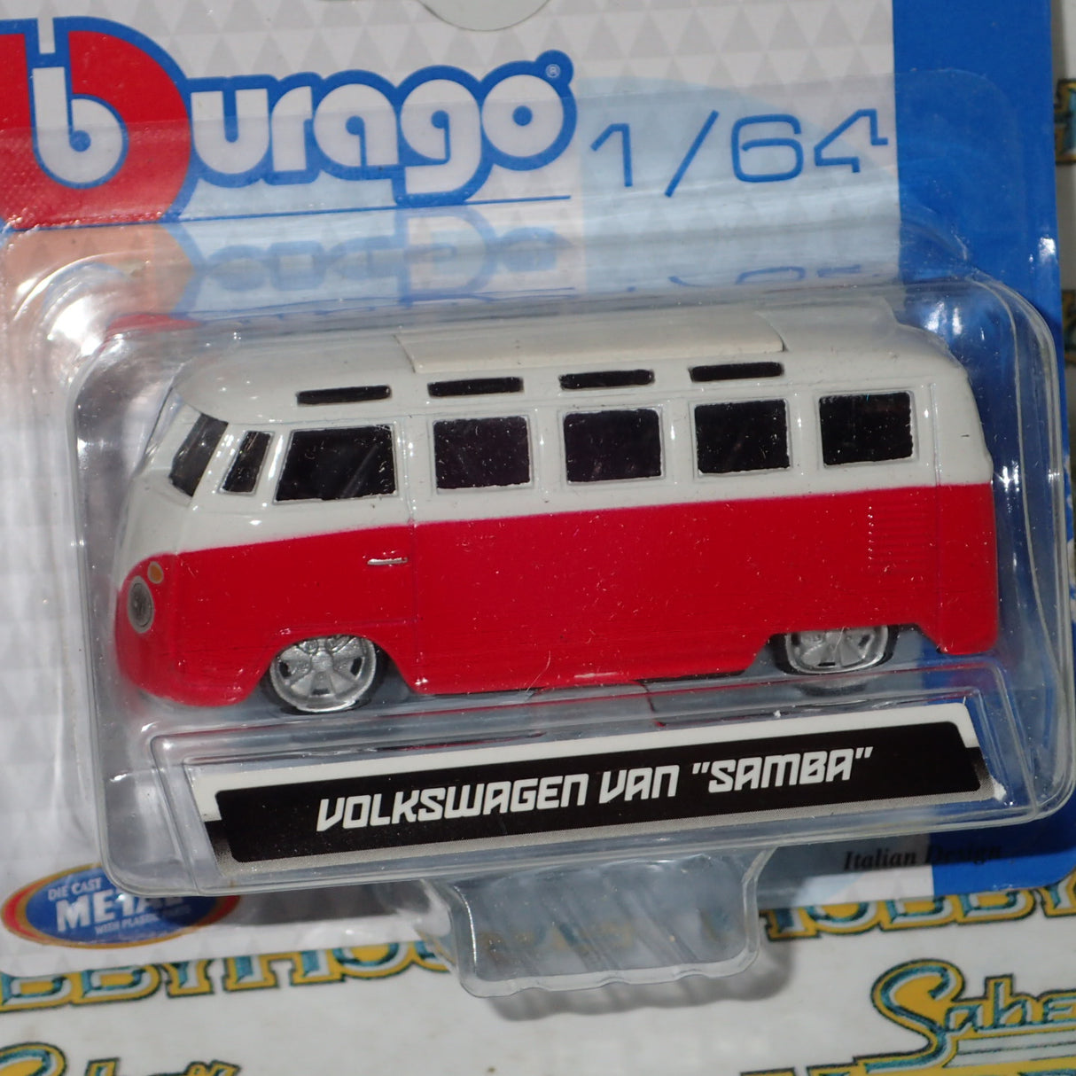 Bburago 18-59000 W - 1:64 Diecast - Volkswagen Van "Samba"