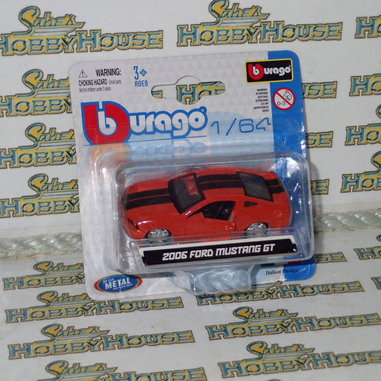 Bburago 18-59000 FM - 1:64 Diecast - 2006 Ford Mustang GT