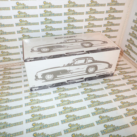 MINICHAMPS 180 039008 - 1/18 SCALE 1954 Mercedes-Benz 300SL Gullwing, Strawberry Red, 1 of 336