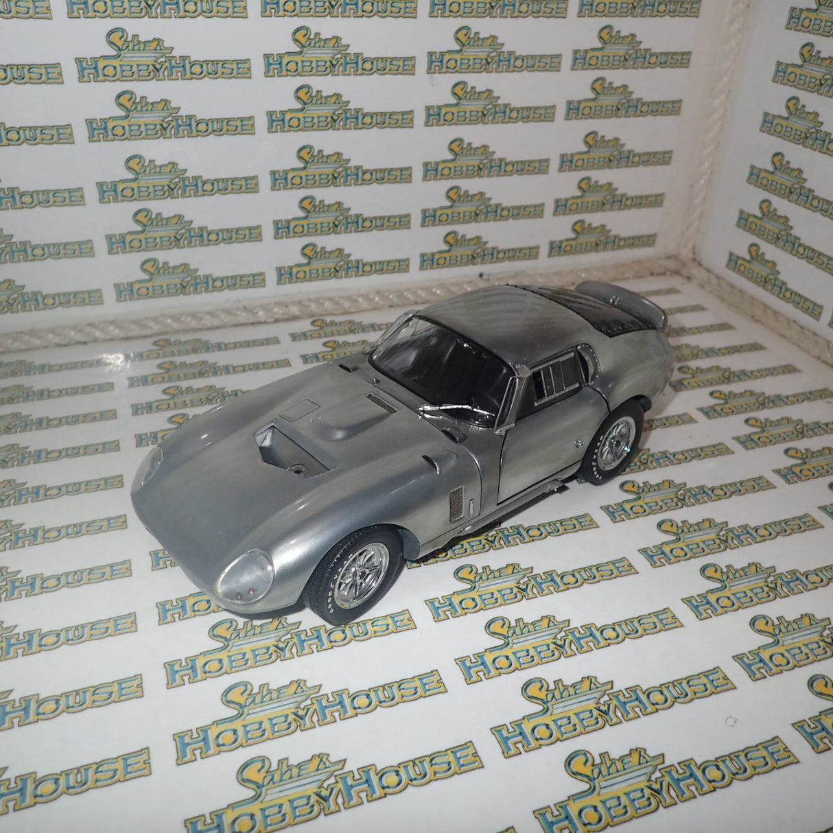 Exoto RLG18008 - 1964-65 Cobra Daytona Test Mule in Satin Aluminum Finish