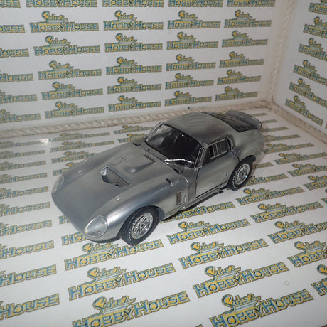 Exoto RLG18008 - 1964-65 Cobra Daytona Test Mule in Satin Aluminum Finish