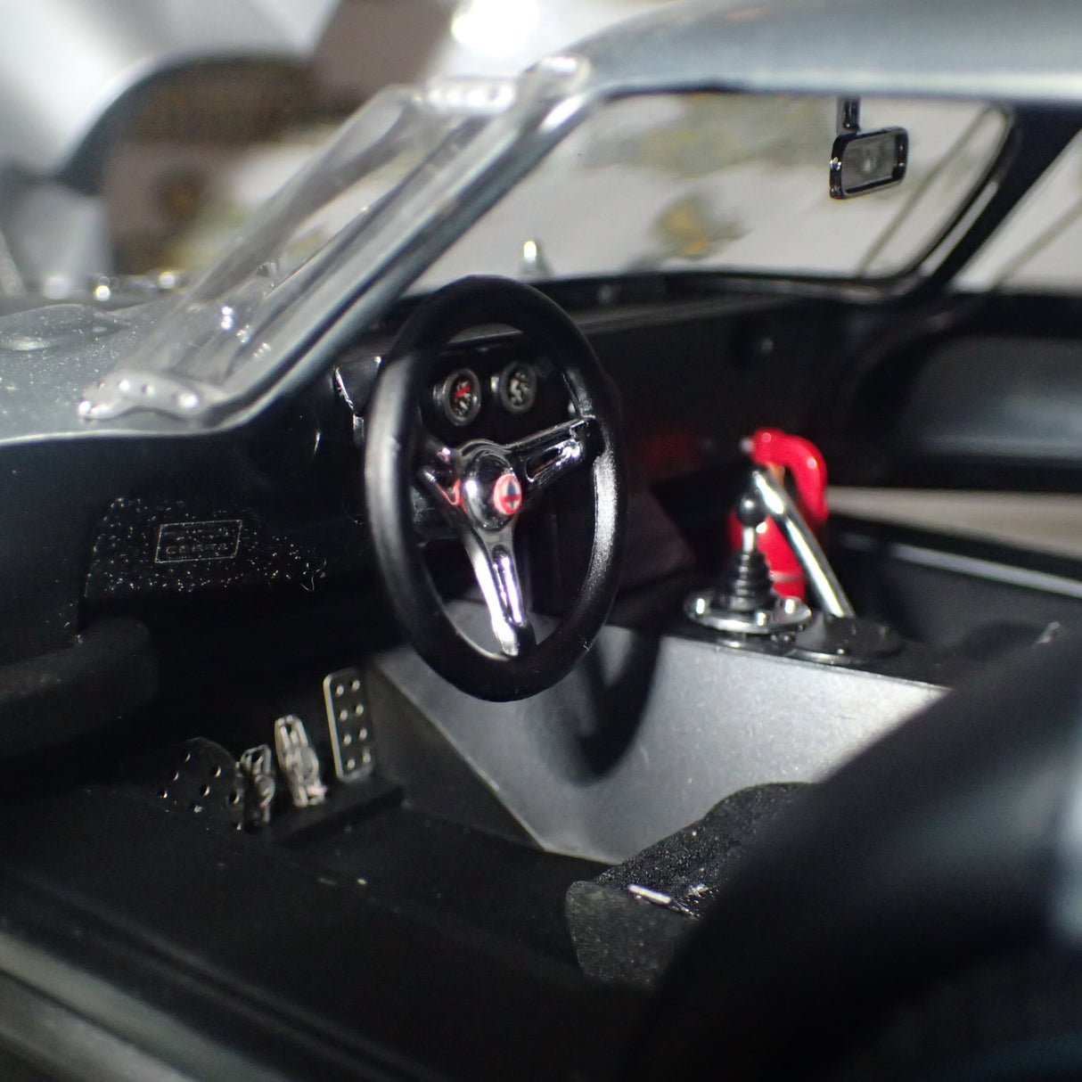 Exoto RLG18008 - 1964-65 Cobra Daytona Test Mule in Satin Aluminum Finish