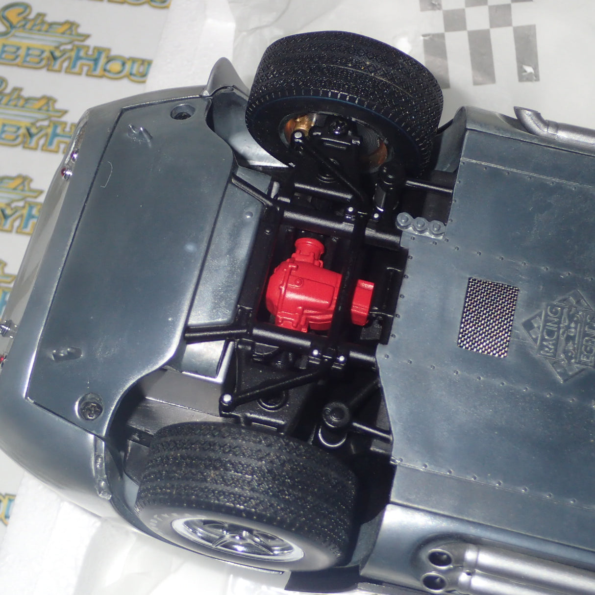 Exoto RLG18008 - 1964-65 Cobra Daytona Test Mule in Satin Aluminum Finish