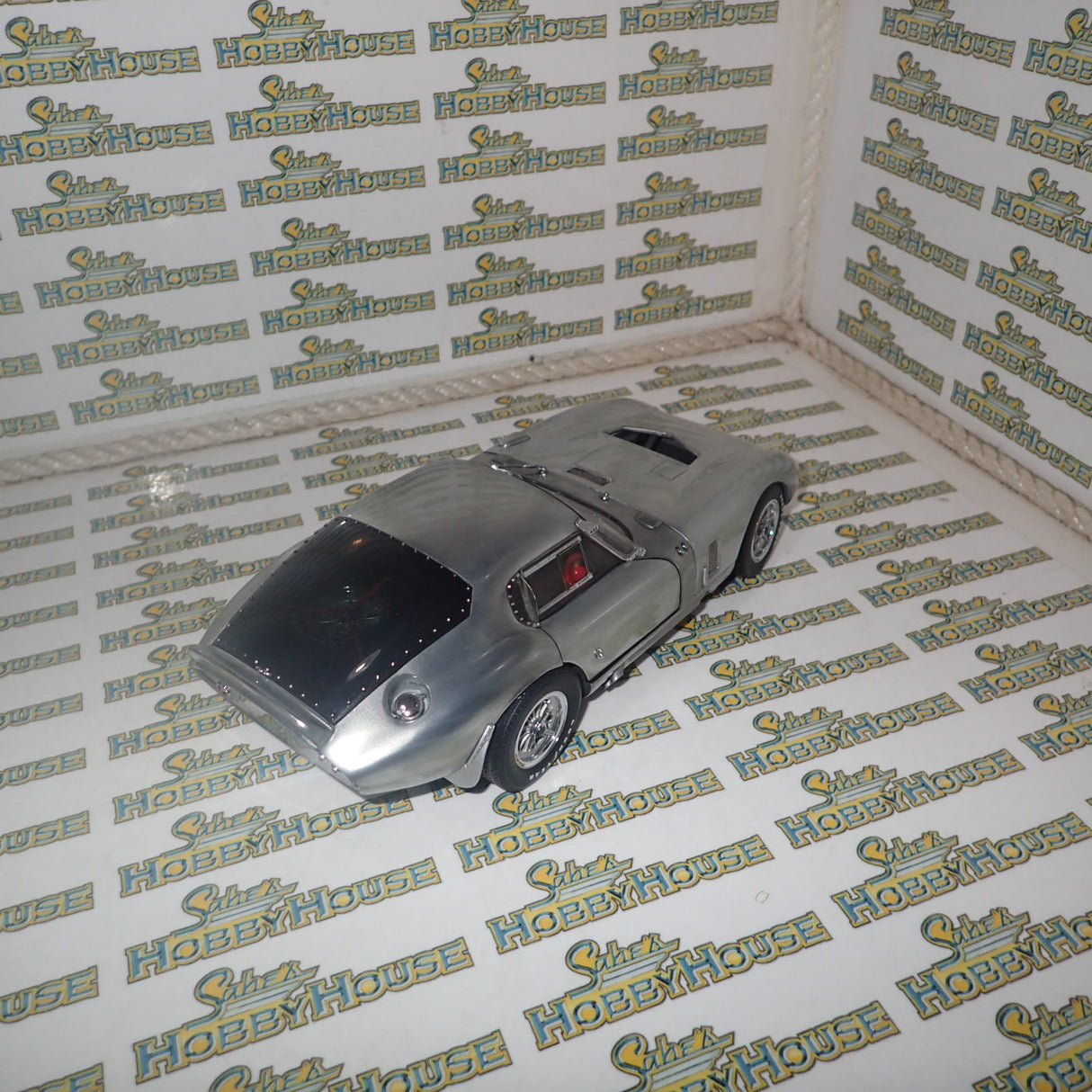 Exoto RLG18008 - 1964-65 Cobra Daytona Test Mule in Satin Aluminum Finish