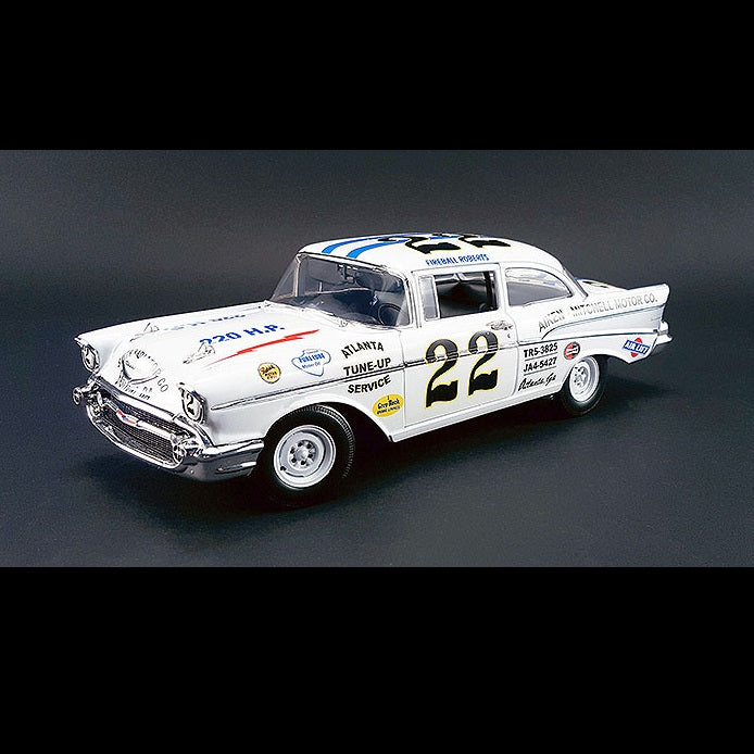 ACME A1807002 - 1/18 Scale Fireball Roberts 1957 Chevrolet Belair Diecast Model Replica