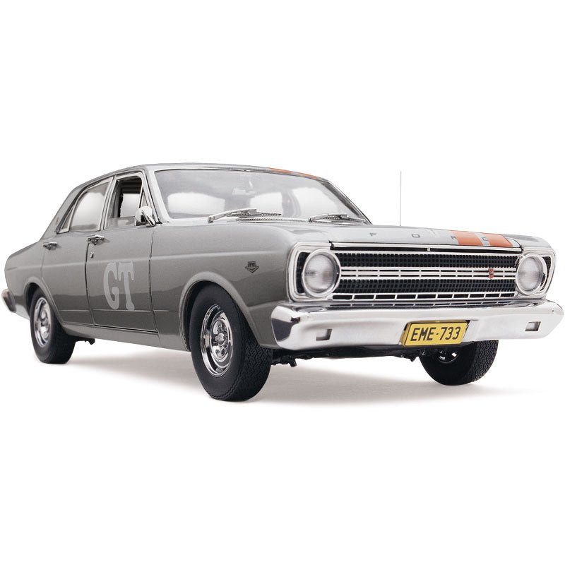 Classic Carlectables 18071 – 1/18 Ford XR Falcon GT Silver Promotional Car Die-cast Model Replica