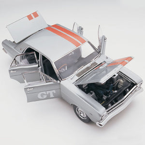 Classic Carlectables 18071 – 1/18 Ford XR Falcon GT Silver Promotional Car Die-cast Model Replica