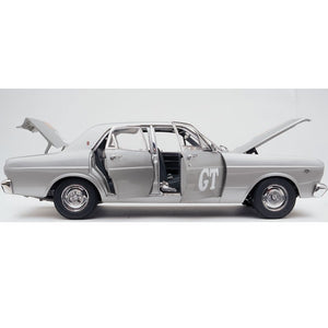 Classic Carlectables 18071 – 1/18 Ford XR Falcon GT Silver Promotional Car Die-cast Model Replica