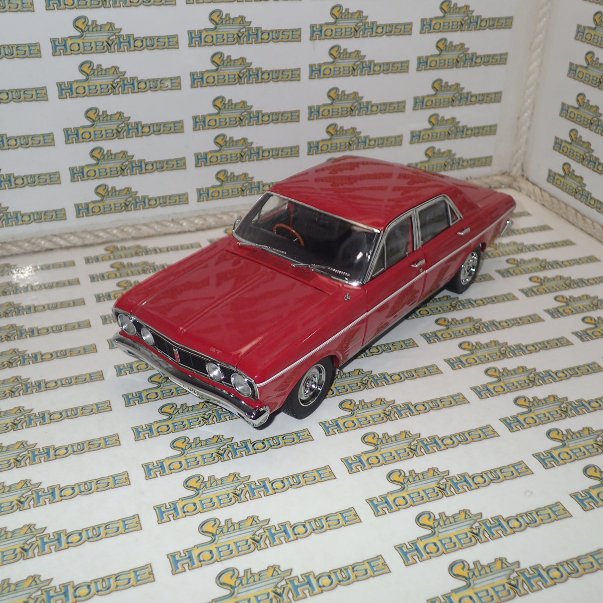 Classic Carlectables 18074 - 1/18 Scale Ford XT Falcon GT Candy Apple Red Die-Cast Model