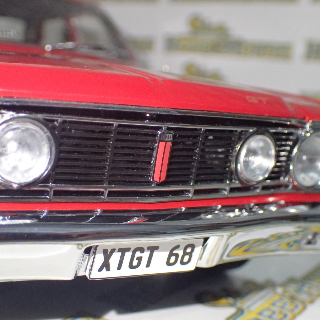 Classic Carlectables 18074 - 1/18 Scale Ford XT Falcon GT Candy Apple Red Die-Cast Model