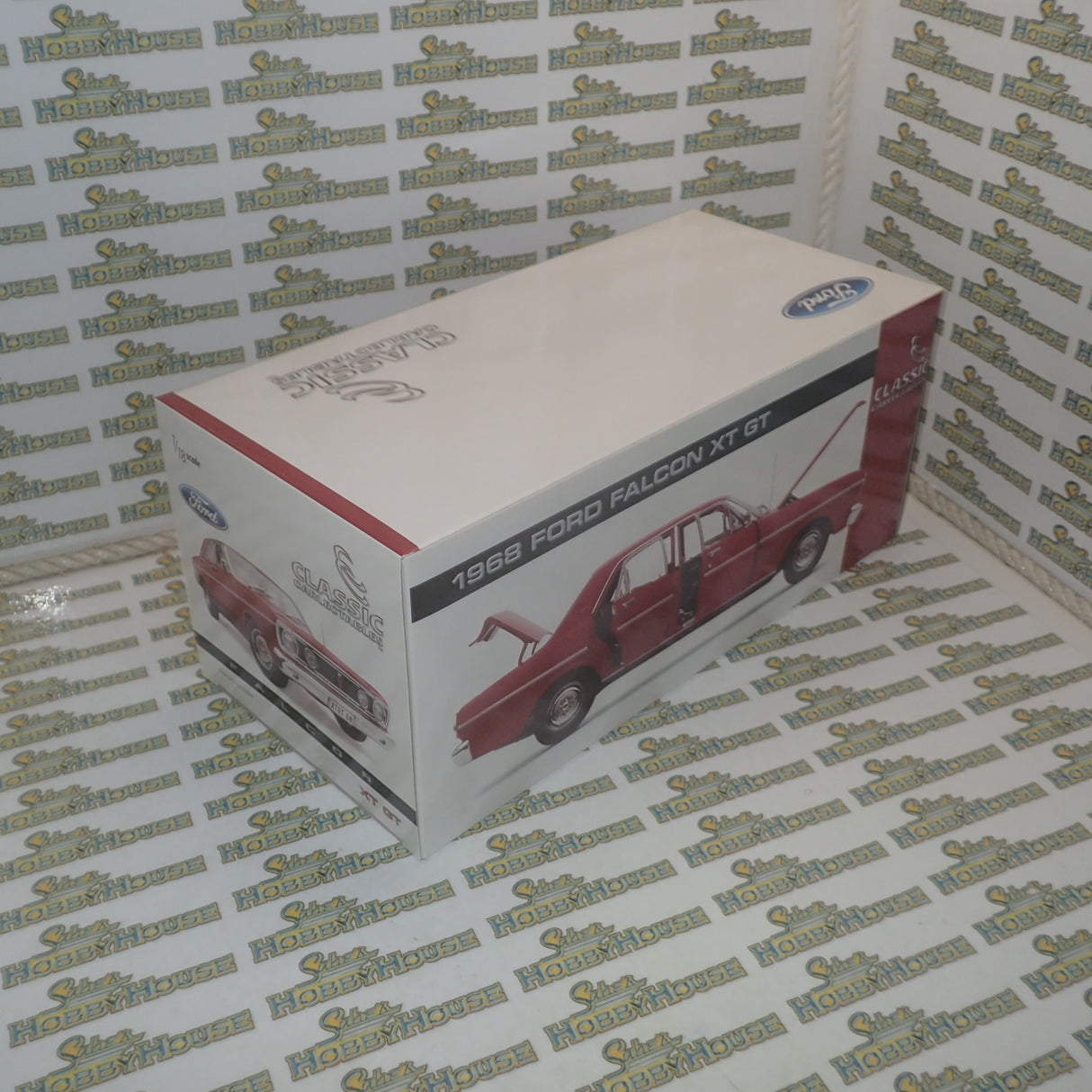 Classic Carlectables 18074 - 1/18 Scale Ford XT Falcon GT Candy Apple Red Die-Cast Model