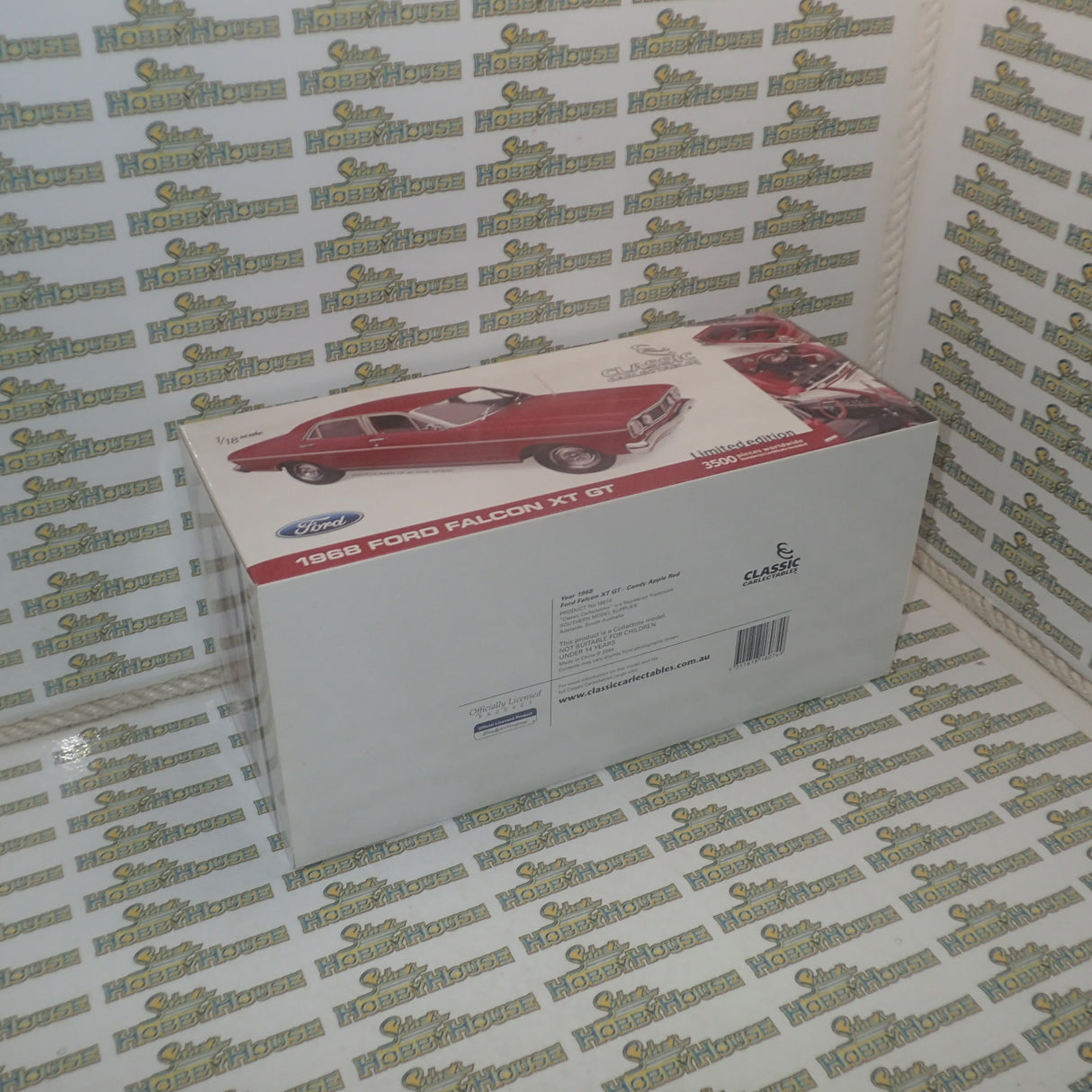 Classic Carlectables 18074 - 1/18 Scale Ford XT Falcon GT Candy Apple Red Die-Cast Model