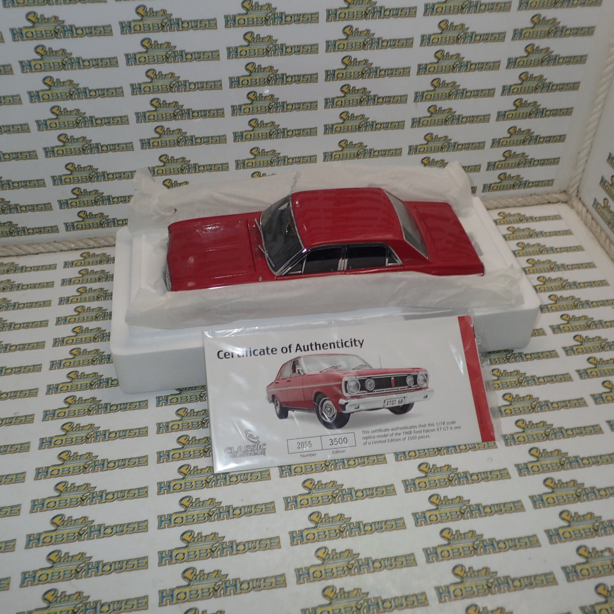 Classic Carlectables 18074 - 1/18 Scale Ford XT Falcon GT Candy Apple Red Die-Cast Model