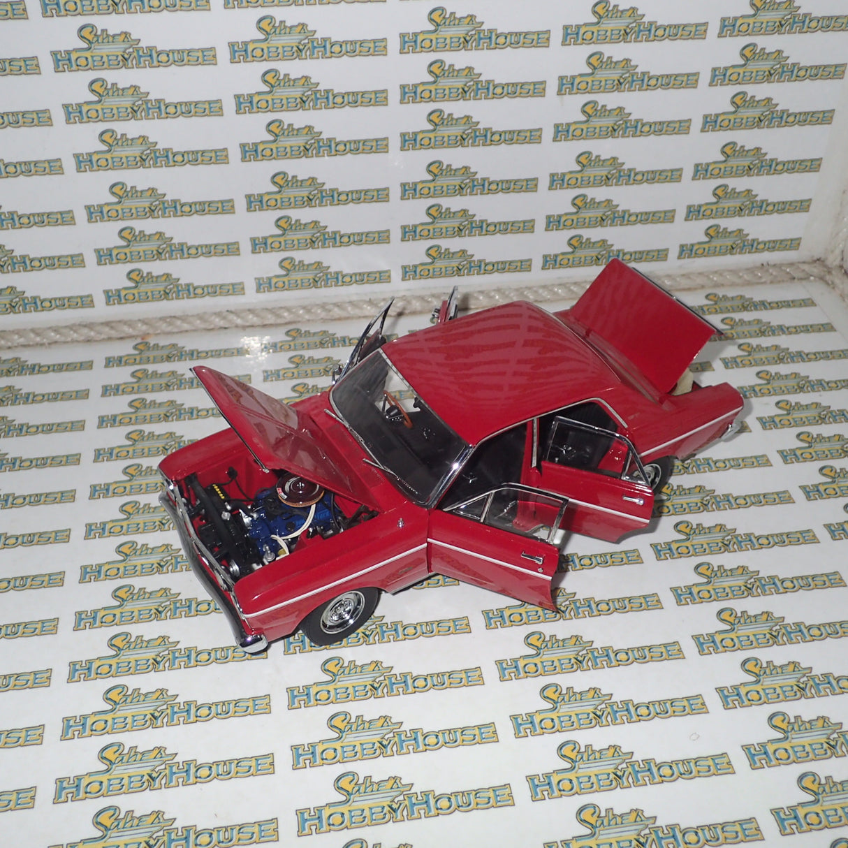 Classic Carlectables 18074 - 1/18 Scale Ford XT Falcon GT Candy Apple Red Die-Cast Model