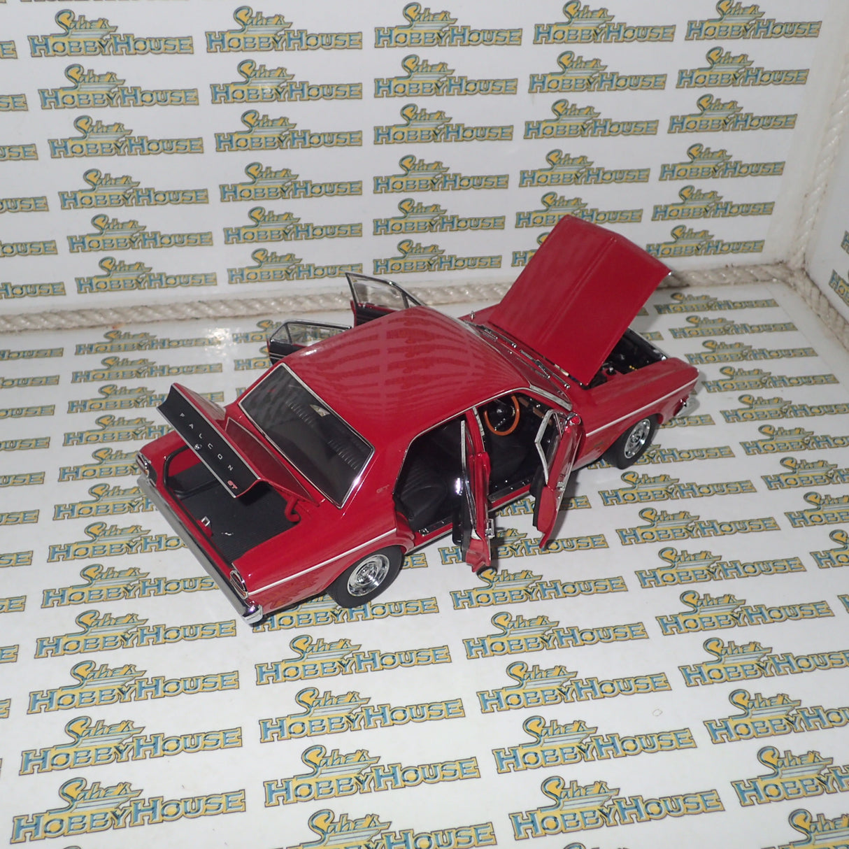 Classic Carlectables 18074 - 1/18 Scale Ford XT Falcon GT Candy Apple Red Die-Cast Model