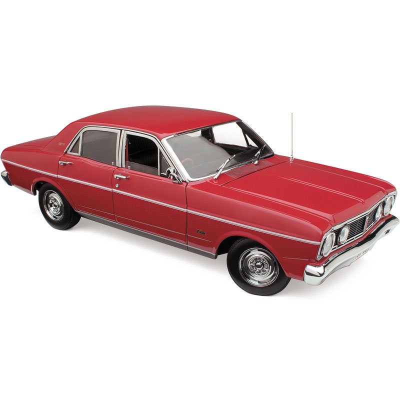 Classic Carlectables 18074 - 1/18 Scale Ford XT Falcon GT Candy Apple Red Die-Cast Model