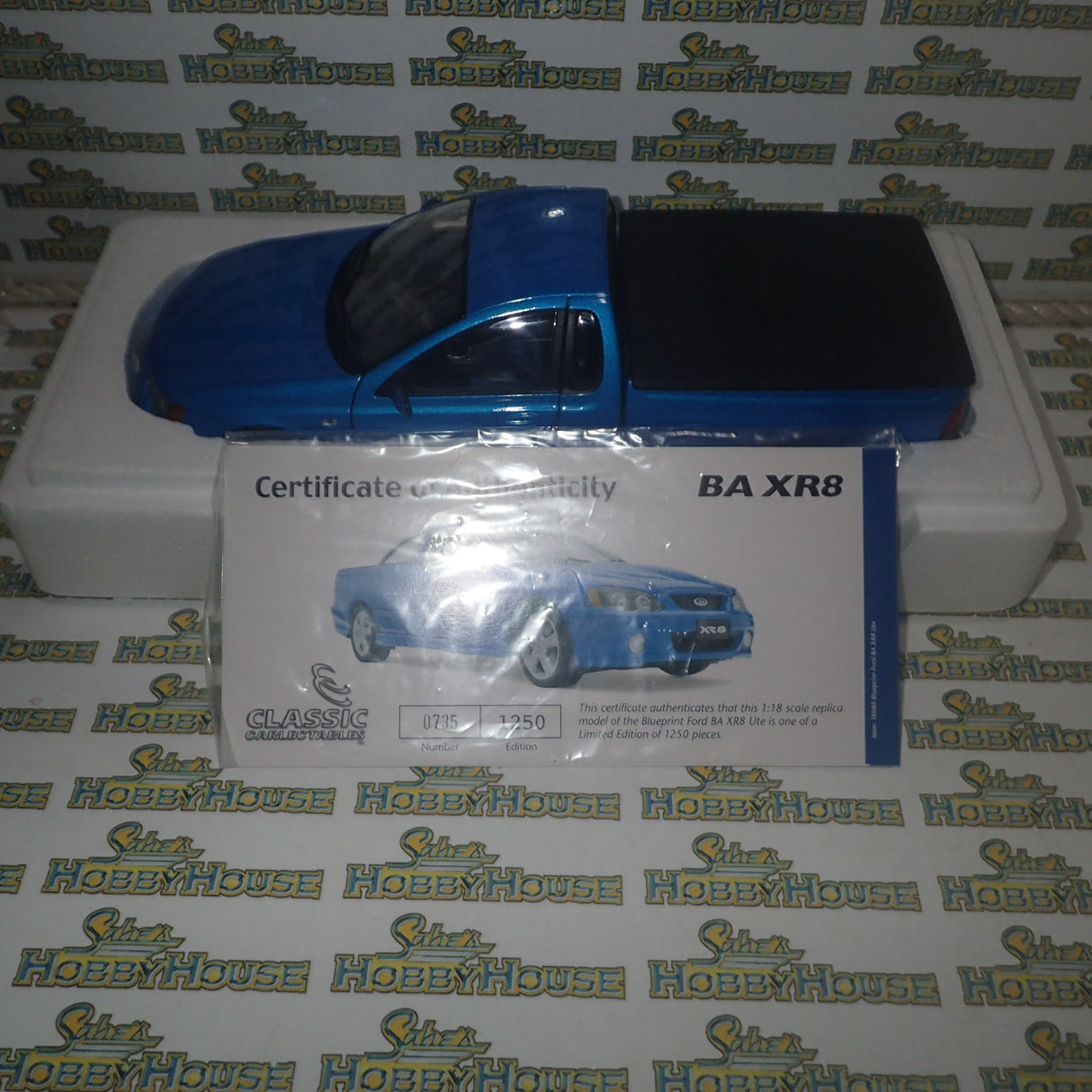 Classic Carlectables 18080 – 1/18 Scale BA XR8 Ute Blueprint