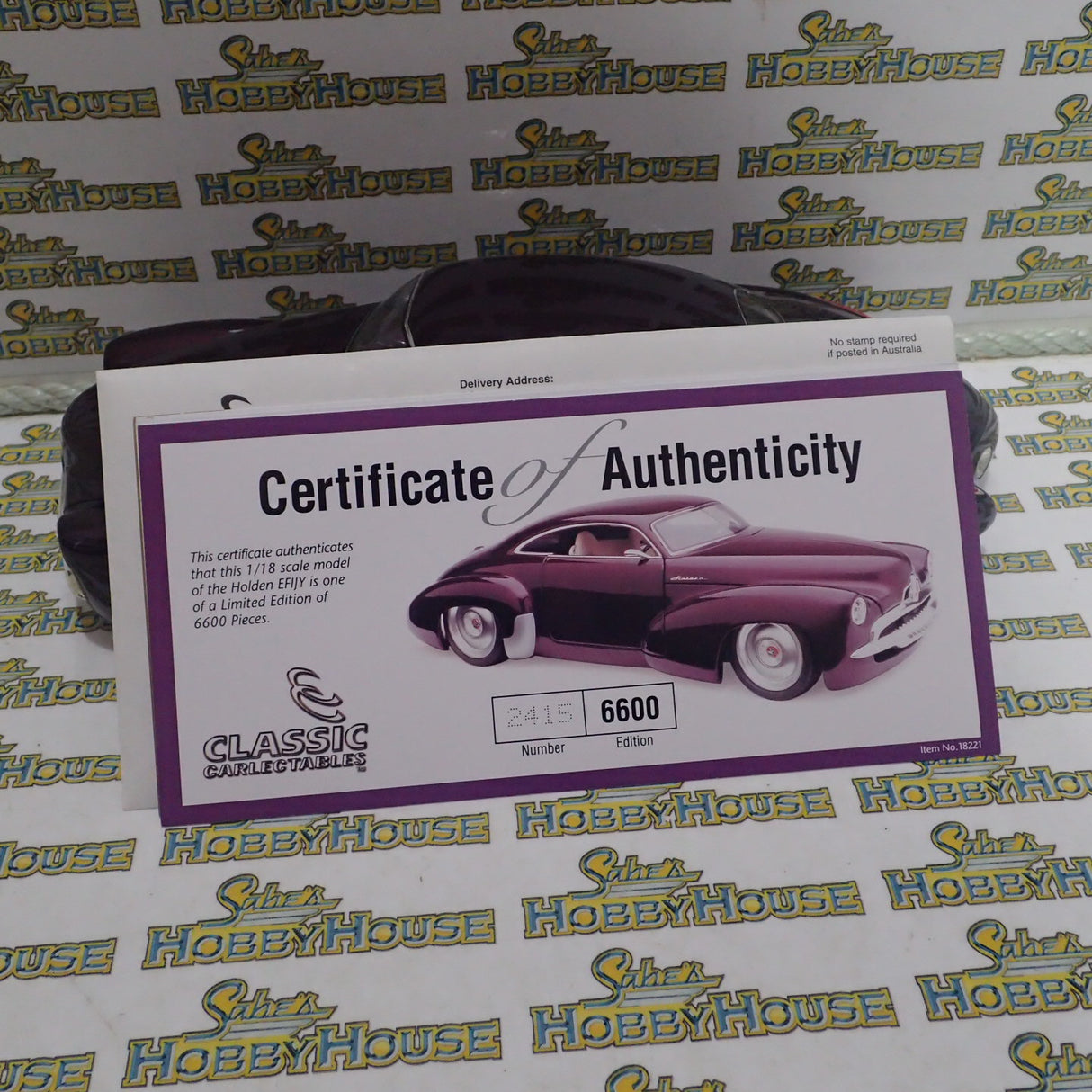 Classic Carlectables 18221 - 1/18 Scale Holden Efijy Diecast Model Replica