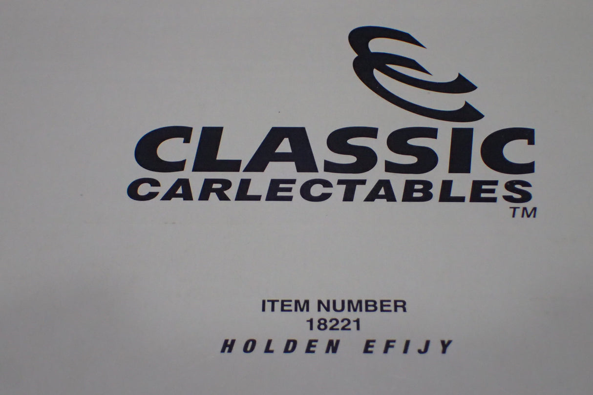 Classic Carlectables 18221 - 1/18 Scale Holden Efijy Diecast Model Replica