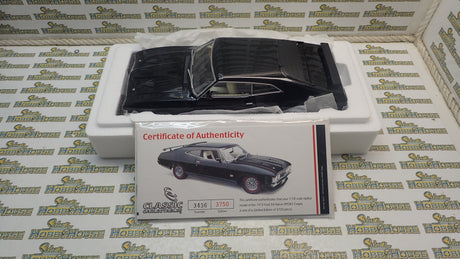 Classic Carlectables 18222 - 1/18 Ford XA Falcon RPO83 Coupe Onyx Black Die-Cast Car