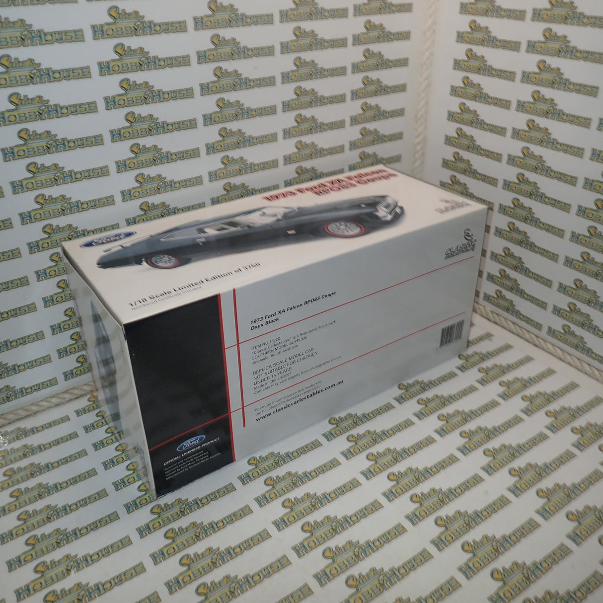 Classic Carlectables 18222 - 1/18 Ford XA Falcon RPO83 Coupe Onyx Black Die-Cast Car