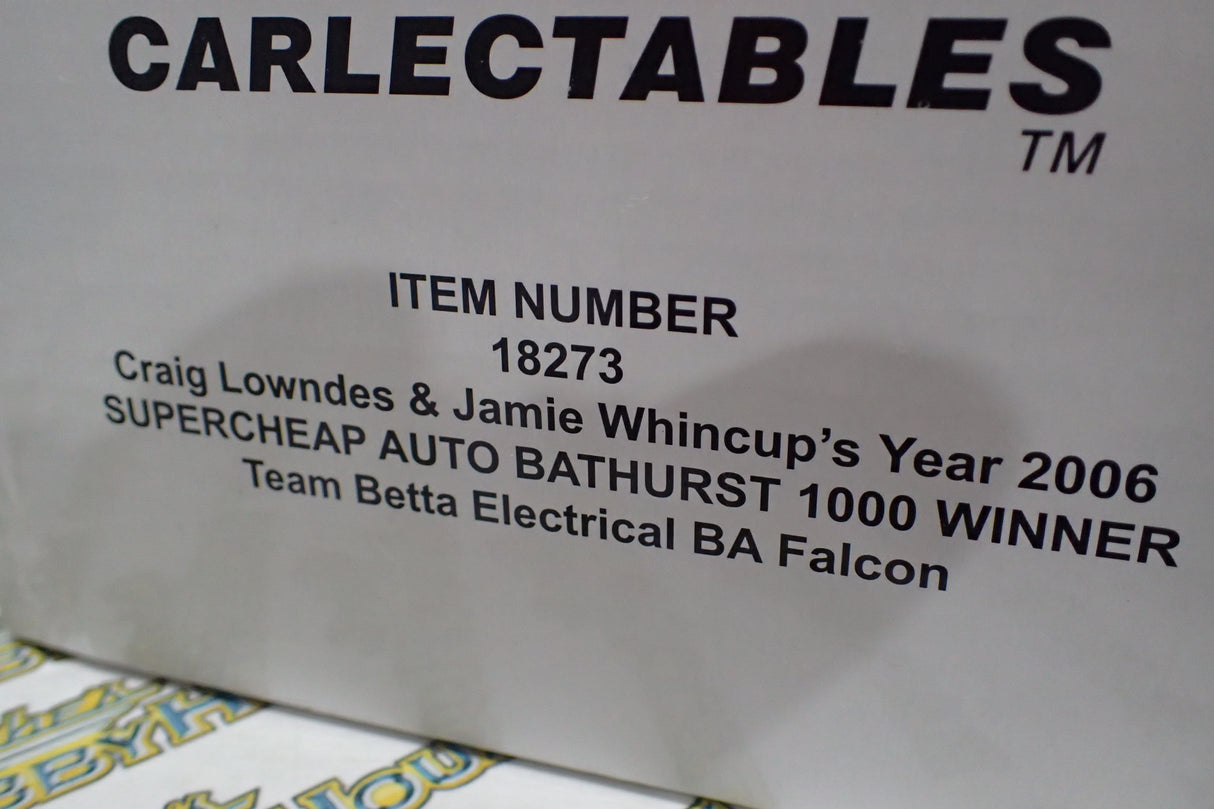 Classic Carlectables 18273 - 1:18 Ford BA Falcon 2006 Triple Eight Race Engineering Lowndes/Wincup Bathurst 1000