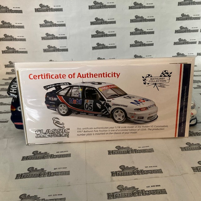 Classic Carlectables 18313 - 1/18 Scale HRT Peter Brock Mark Skaife VS Commodore 1997 Bathurst Pole Position